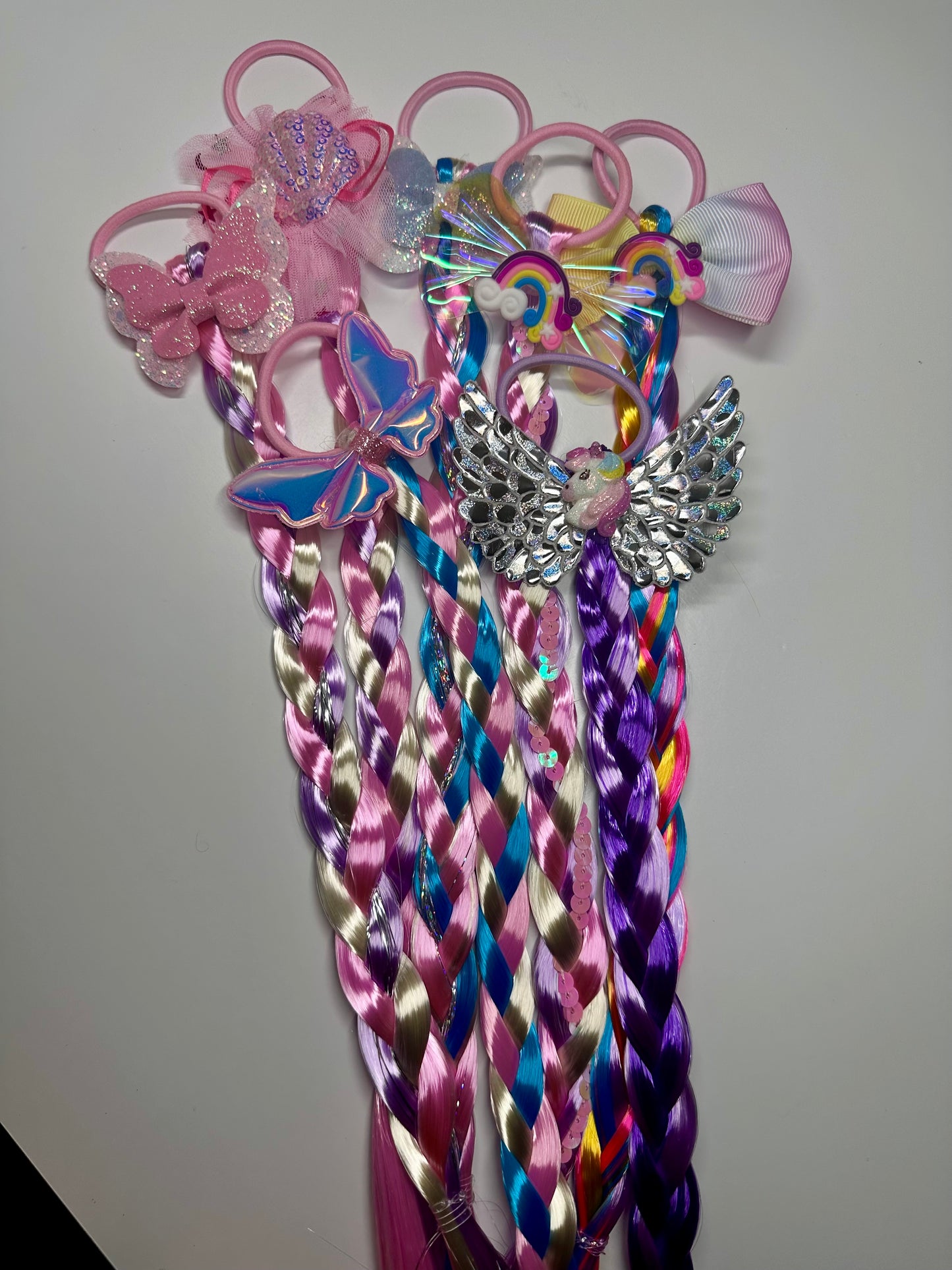 braided hair ties ￼